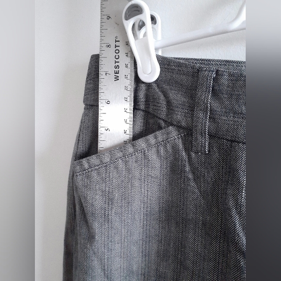 Grey wide-leg professional slacks, 4 - Picture 12 of 16